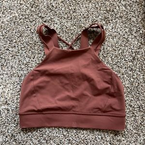 Lululemon Strong at Heart Sports Bra Size 6 Ancient Copper